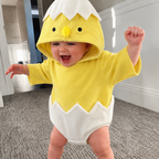 Disfraz de bebé de huevo de gallina