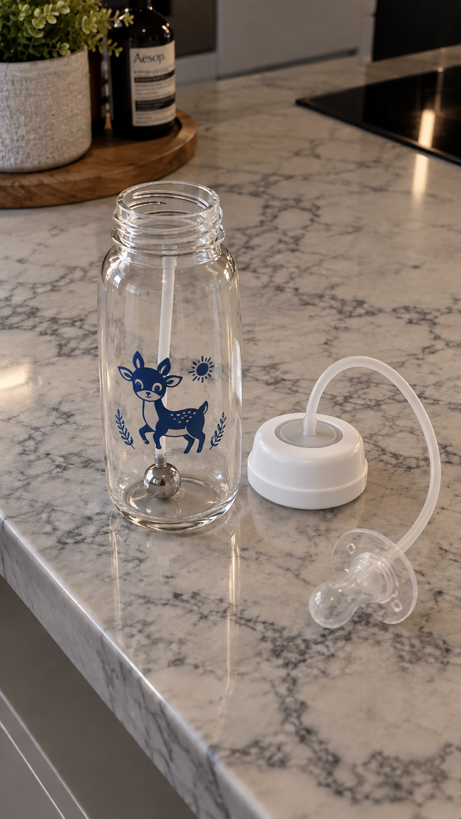 Hands-Free Baby Bottle