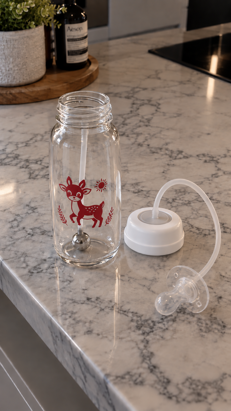 Hands-Free Baby Bottle