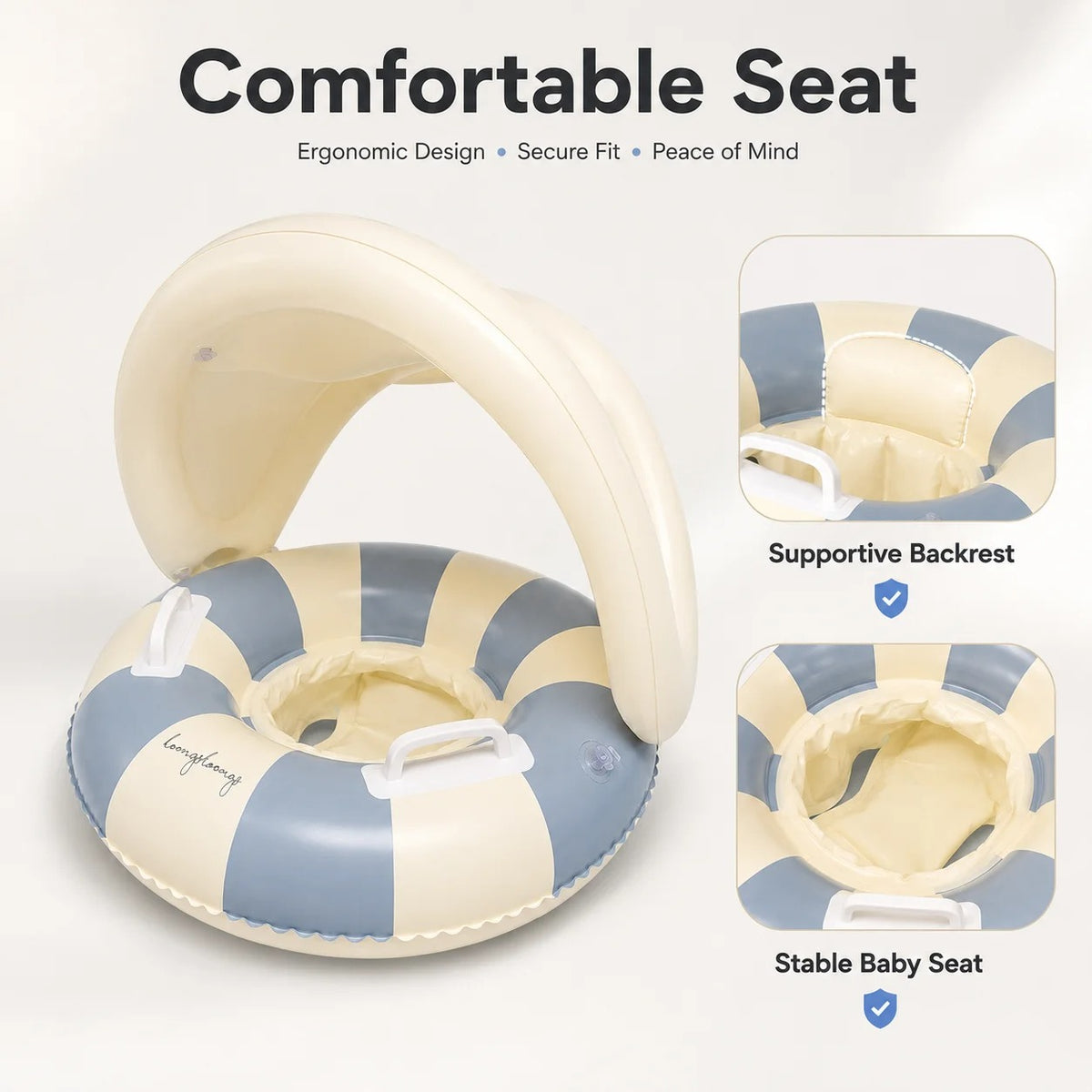 Baby Pool Float With Sunshade
