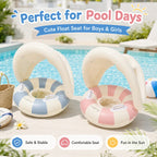 Baby Pool Float With Sunshade